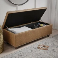 Storage Ottoman - Brookside Home Stone -Ottomans Official Shop unnamed file 8853