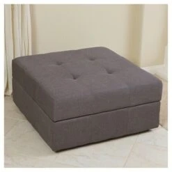 Chatsworth Storage Ottoman - Christopher Knight Home Navy -Ottomans Official Shop unnamed file 8861