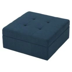 Chatsworth Storage Ottoman - Christopher Knight Home Navy -Ottomans Official Shop unnamed file 8863