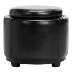 Round Storage Tray Ottoman - Safavieh Red -Ottomans Official Shop unnamed file 8903