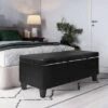 Halsey Storage Ottoman Bench - WyndenHall Midnight Black 1 Halsey Storage Ottoman Bench - WyndenHall Midnight Black -Ottomans Official Shop unnamed file 8920