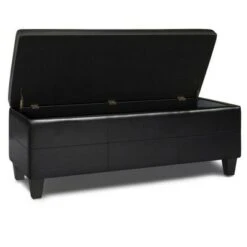 Halsey Storage Ottoman Bench - WyndenHall Midnight Black 18 Halsey Storage Ottoman Bench - WyndenHall Midnight Black -Ottomans Official Shop unnamed file 8927