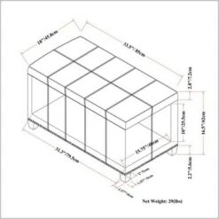 34" Megan Storage Ottoman Bench - Wyndenhall Gray Linen Look Fabric 20 34" Megan Storage Ottoman Bench - Wyndenhall Gray Linen Look Fabric -Ottomans Official Shop unnamed file 8959