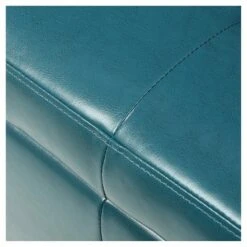 Guernsey Faux Leather Storage Ottoman Bench Teal - Christopher Knight Home -Ottomans Official Shop unnamed file 8981