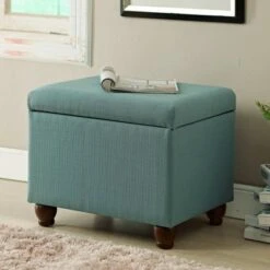 Storage Ottoman Bench Aqua - HomePop -Ottomans Official Shop unnamed file 8983