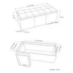 Franklin Storage Ottoman - WyndenHall Red 30 Franklin Storage Ottoman - WyndenHall Red -Ottomans Official Shop unnamed file 9064