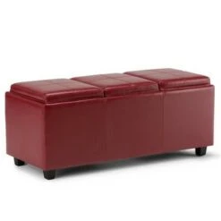 Franklin Storage Ottoman - WyndenHall Red 31 Franklin Storage Ottoman - WyndenHall Red -Ottomans Official Shop unnamed file 9065