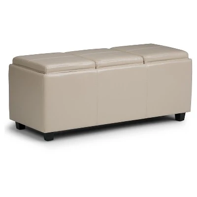 Franklin Storage Ottoman - WyndenHall Red 11 Franklin Storage Ottoman - WyndenHall Red – Image 9