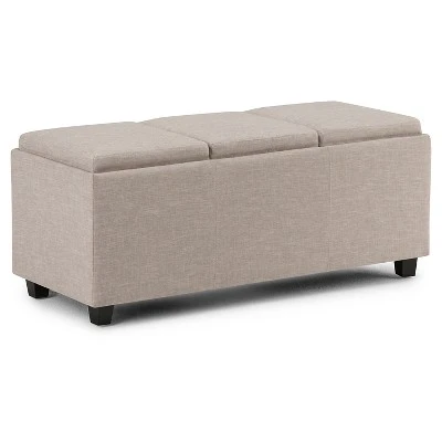 Franklin Storage Ottoman - WyndenHall Red 13 Franklin Storage Ottoman - WyndenHall Red – Image 11