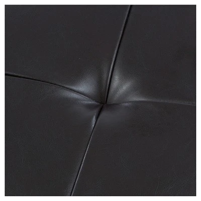 Maxwell Bonded Leather Double Tray Storage Ottoman Espresso - Christopher Knight Home 3 Maxwell Bonded Leather Double Tray Storage Ottoman Espresso - Christopher Knight Home