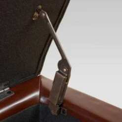 Gavin Bonded Leather Storage Ottoman Brown - Christopher Knight Home -Ottomans Official Shop unnamed file 9101