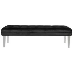 Abrosia Tufted Bench - Safavieh Black -Ottomans Official Shop unnamed file 912