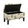 Stephanie Storage Ottoman - Linon Gray