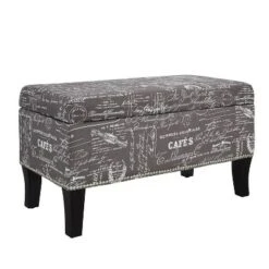 Stephanie Storage Ottoman - Linon Gray 14 Stephanie Storage Ottoman - Linon Gray -Ottomans Official Shop unnamed file 9133