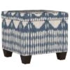Fairland Square Storage Ottoman Ikat Tonal Blue - Threshold™