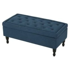 Chantelle Storage Ottoman - Christopher Knight Home Navy -Ottomans Official Shop unnamed file 9216