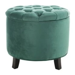 Amelia Tufted Storage Ottoman - Safavieh Light Green -Ottomans Official Shop unnamed file 9242