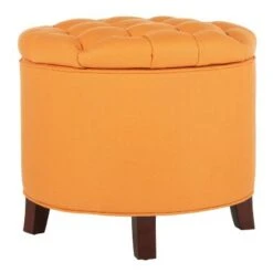 Amelia Tufted Storage Ottoman - Safavieh Light Green -Ottomans Official Shop unnamed file 9243