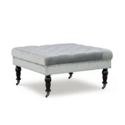 Isabelle Square Tufted Ottoman - Linon Natural -Ottomans Official Shop unnamed file 941