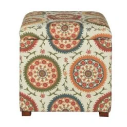 Storage Ottoman Medallion Print - HomePop -Ottomans Official Shop unnamed file 9458
