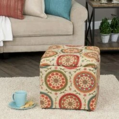 Storage Ottoman Medallion Print - HomePop -Ottomans Official Shop unnamed file 9464