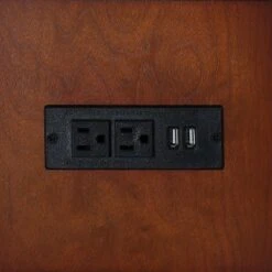 Storage Ottoman with Charging Station - Ore International Dark Gray -Ottomans Official Shop unnamed file 9472