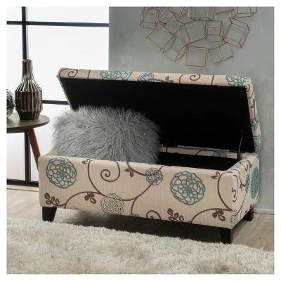 Breanna Storage Ottoman - Christopher Knight Home Dark Teal 3 Breanna Storage Ottoman - Christopher Knight Home Dark Teal