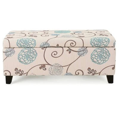 Breanna Storage Ottoman - Christopher Knight Home Dark Teal 6 Breanna Storage Ottoman - Christopher Knight Home Dark Teal – Image 4