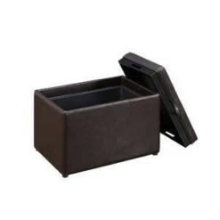 Designs4Comfort Accent Storage Ottoman - Breighton Home Espresso -Ottomans Official Shop unnamed file 9508