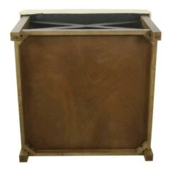 Tufted Ottoman with Wooden Storage - HomePop Cream -Ottomans Official Shop unnamed file 9535