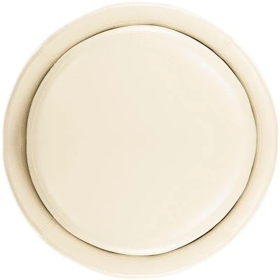 Round Storage Tray Ottoman - Safavieh 7 Round Storage Tray Ottoman - Safavieh – Image 5