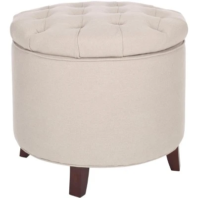 Amelia Tufted Storage Ottoman - Safavieh 8 Amelia Tufted Storage Ottoman - Safavieh – Image 6