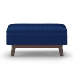 Ethan Small Rectangular Storage Ottoman Blue - WyndenHall -Ottomans Official Shop unnamed file 9792