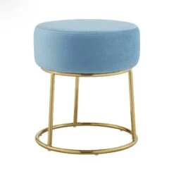 Bandi Accent Vanity Stool - Linon Green -Ottomans Official Shop unnamed file 98