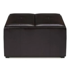 Franklin Small Coffee Table Storage Ottoman Tanners Brown - WyndenHall -Ottomans Official Shop unnamed file 9807
