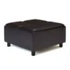 Karis Square Coffee Table Storage Ottoman Tanners Brown - WyndenHall -Ottomans Official Shop unnamed file 9817