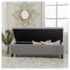 Gable Storage Ottoman - Light Gray - Christopher Knight Home -Ottomans Official Shop unnamed file 9823