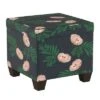 Pattern Fairland Square Storage Ottoman Indigo Floral - Threshold™