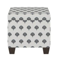 Fairland Storage Ottoman Clara Block Navy - Threshold™