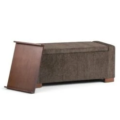 42" Crosby Lift Top Storage Ottoman Deep Umber Brown Fabric - WyndenHall -Ottomans Official Shop unnamed file 9846