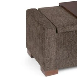 42" Crosby Lift Top Storage Ottoman Deep Umber Brown Fabric - WyndenHall -Ottomans Official Shop unnamed file 9848