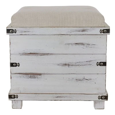 Decor Therapy Hadley Weathered Storage Ottoman - Décor Therapy Barnwood 12 Decor Therapy Hadley Weathered Storage Ottoman - Décor Therapy Barnwood – Image 10