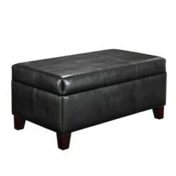 Astra Rectangle Faux Leather Storage Ottoman Black - Dorel Living 9 Astra Rectangle Faux Leather Storage Ottoman Black - Dorel Living -Ottomans Official Shop unnamed file 9937