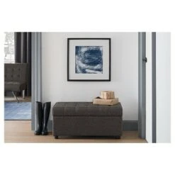 Room & Joy Eve Rectangular Linen Storage Ottoman Gray - Room & Joy -Ottomans Official Shop unnamed file 9954