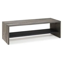 58" Solid Rustic Reclaimed Wood Entry Bench - Saracina Home Honey -Ottomans Official Shop unnamed file 997