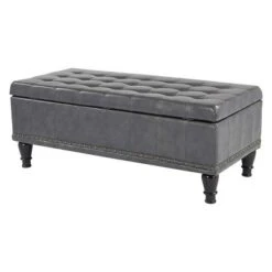 Caldwell Storage Ottoman Gray - OSP Home Furnishings -Ottomans Official Shop unnamed file 9998